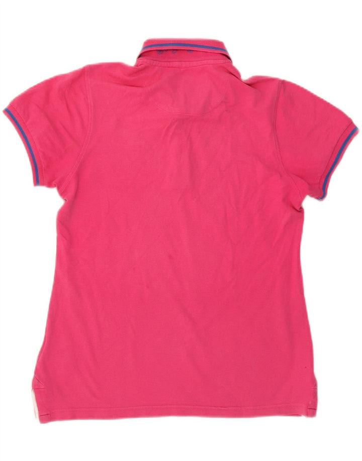 REFRIGUE Womens Polo Shirt UK 18 XL Pink Cotton Vintage Refrigue and Second-Hand Refrigue from Messina Hembry 