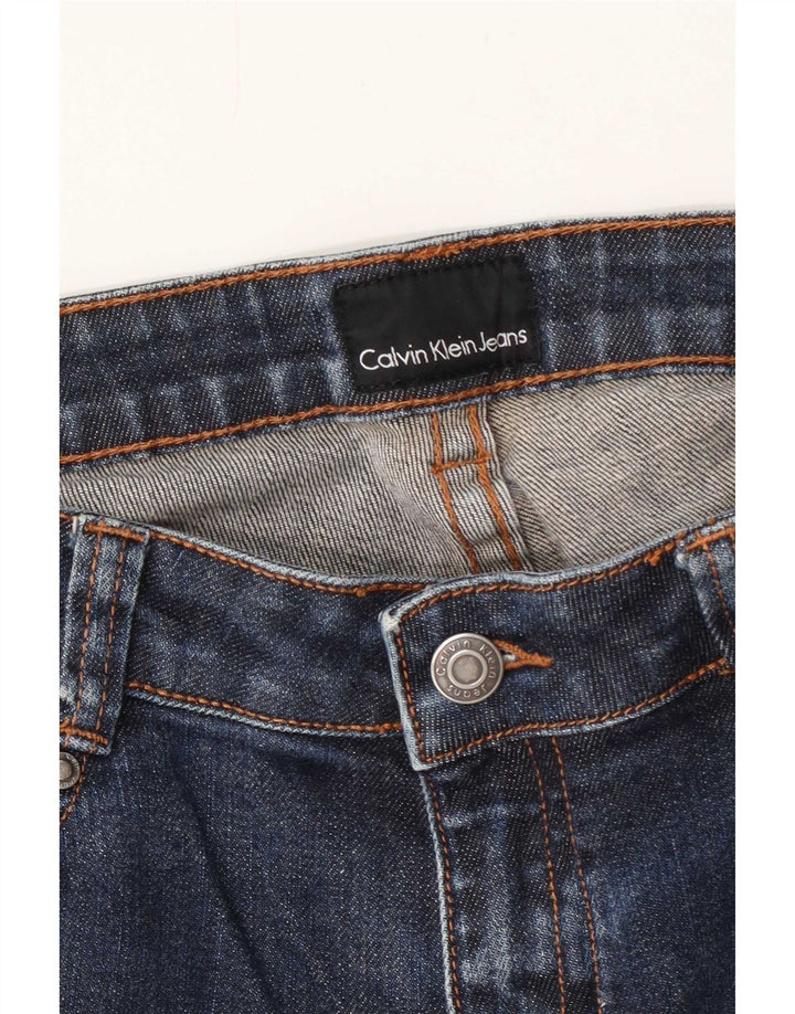 Calvin Klein Calça Jeans Feminina Slim W34 L30 Azul