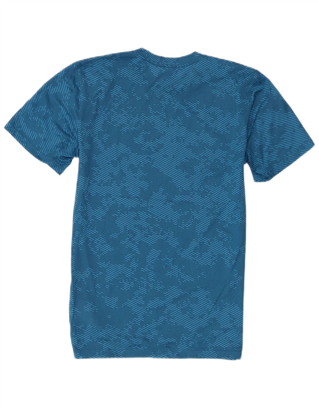 Camiseta Nike Masculina Dri Fit Top Pequeno Poliéster Camuflado Azul