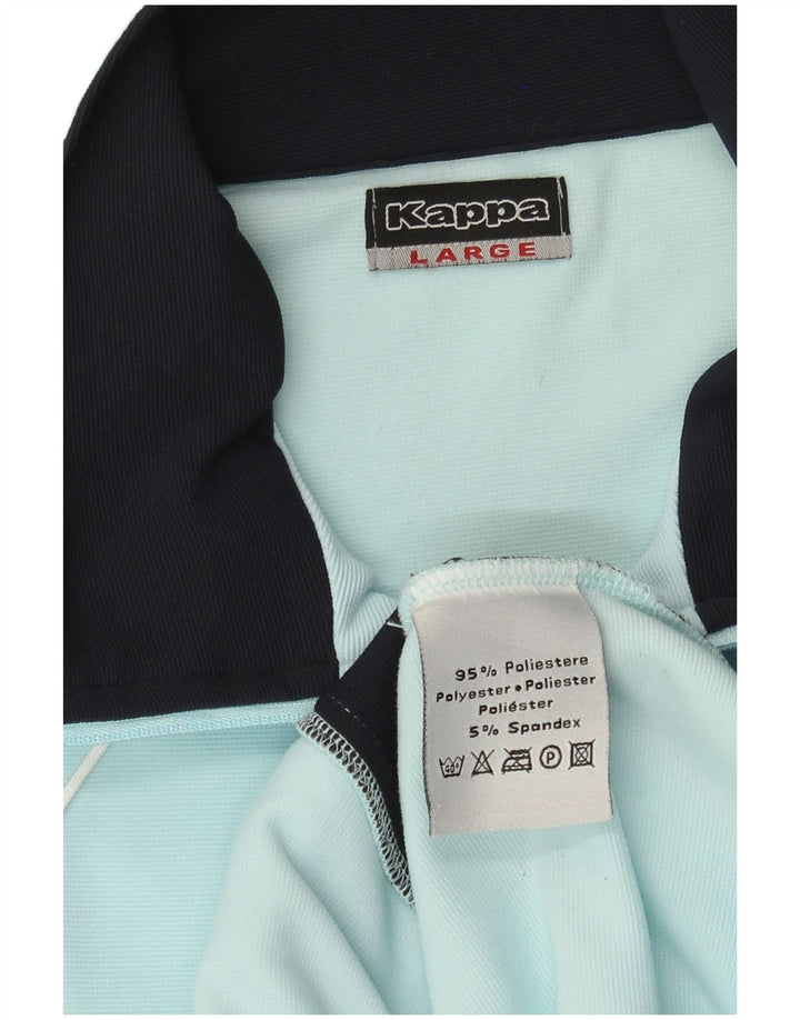 Jaqueta feminina Kappa UK 16 grande colorblock azul poliéster