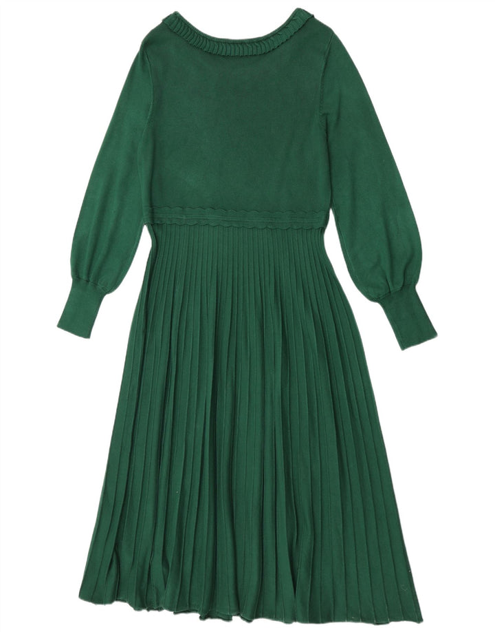 Vestido Jumper Feminino Monsoon Reino Unido 14 Grande Verde