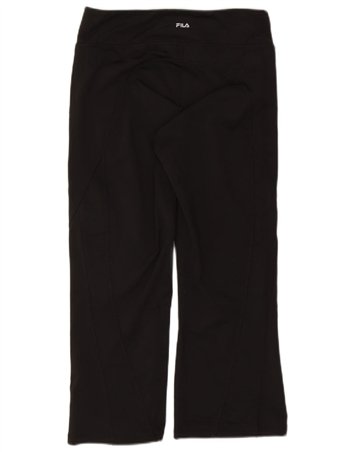 Calça de treino feminina Fila UK 12 poliéster preto médio