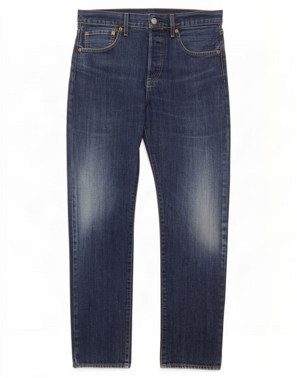 Levi's Masculino 501 Straight Jeans W31 L32 Azul Algodão