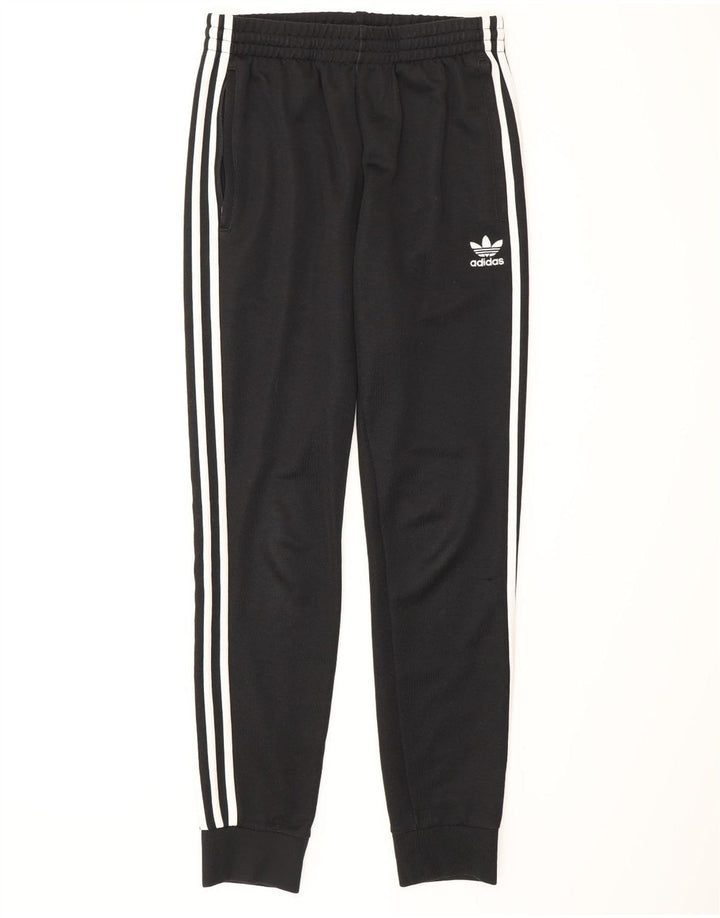 Adidas Mens Treino Calças Joggers Pequeno Poliéster Preto