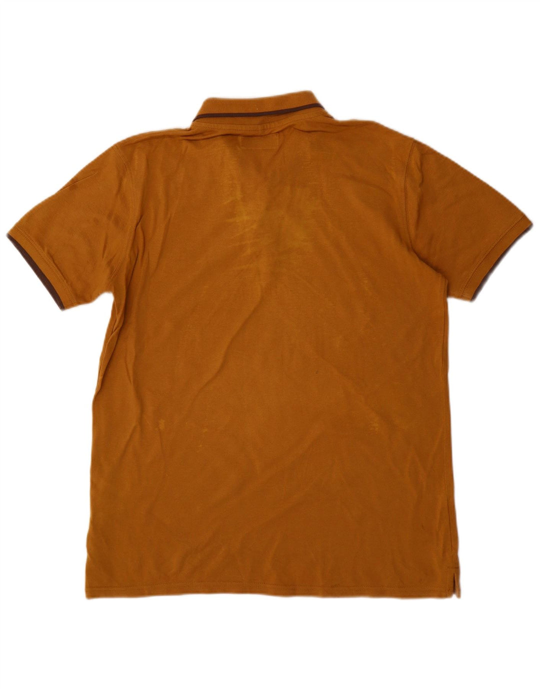 Camisa polo masculina Carrera Regular Fit grande algodão amarelo