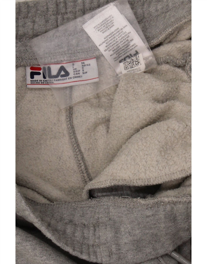 Calça de treino masculina FILA joggers pequeno algodão cinza