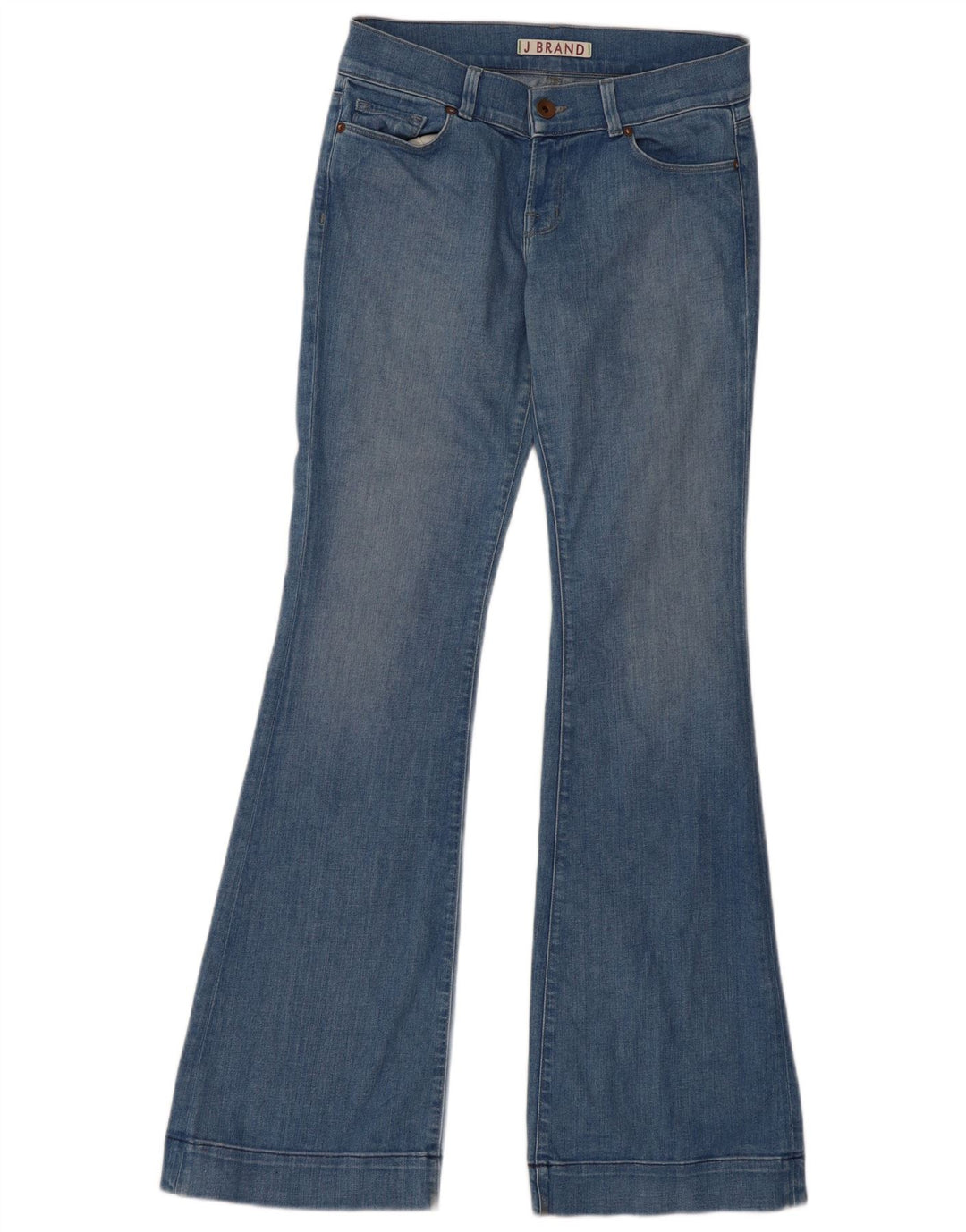 J BRAND Calça jeans feminina larga W29 L35 algodão azul