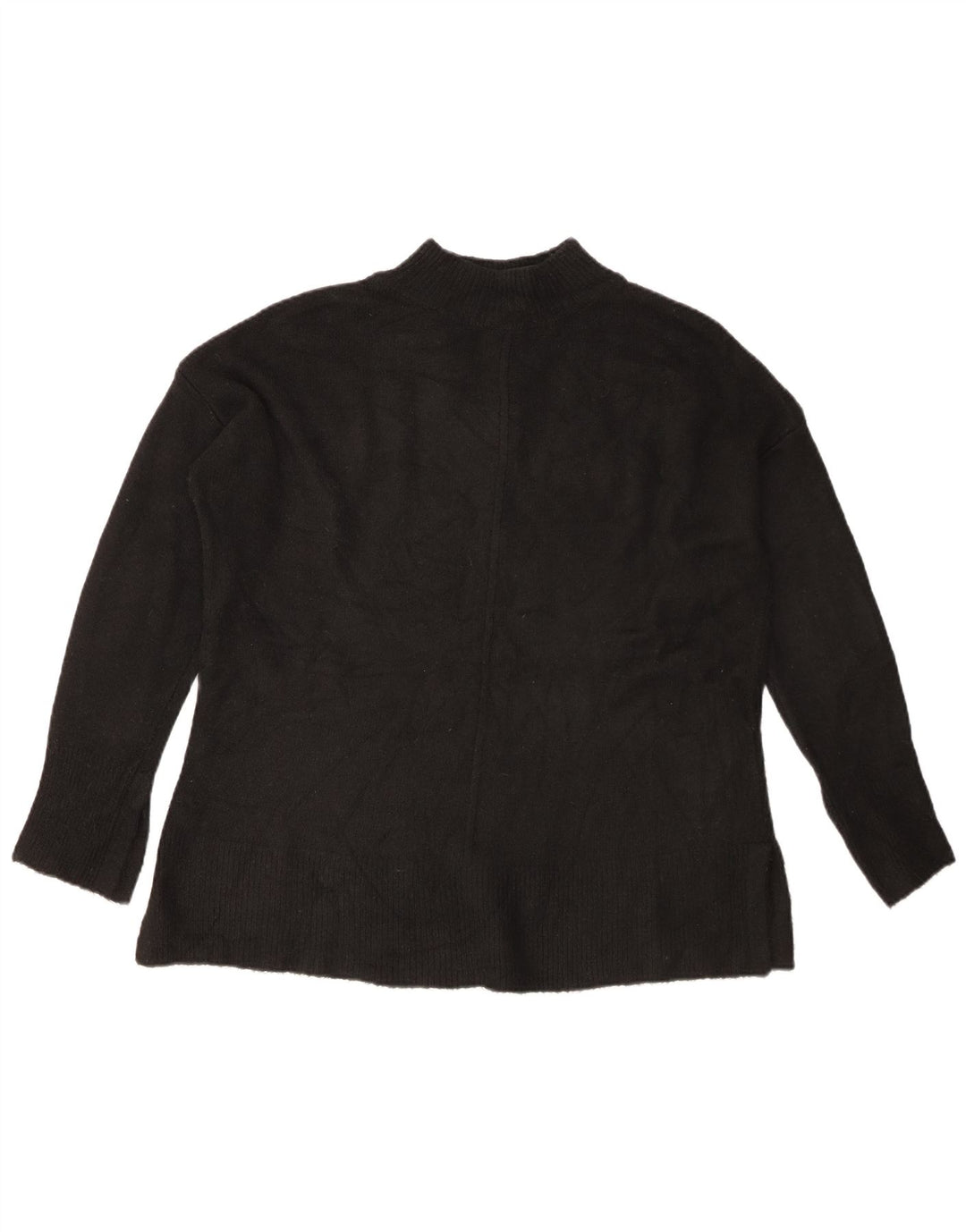 Suéter feminino Marks & Spencer com gola tartaruga Reino Unido 14 médio preto