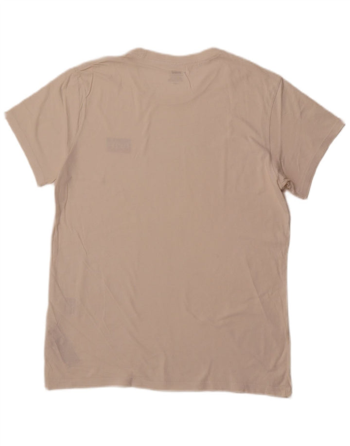 Camiseta masculina Levi's Top grande de algodão branco