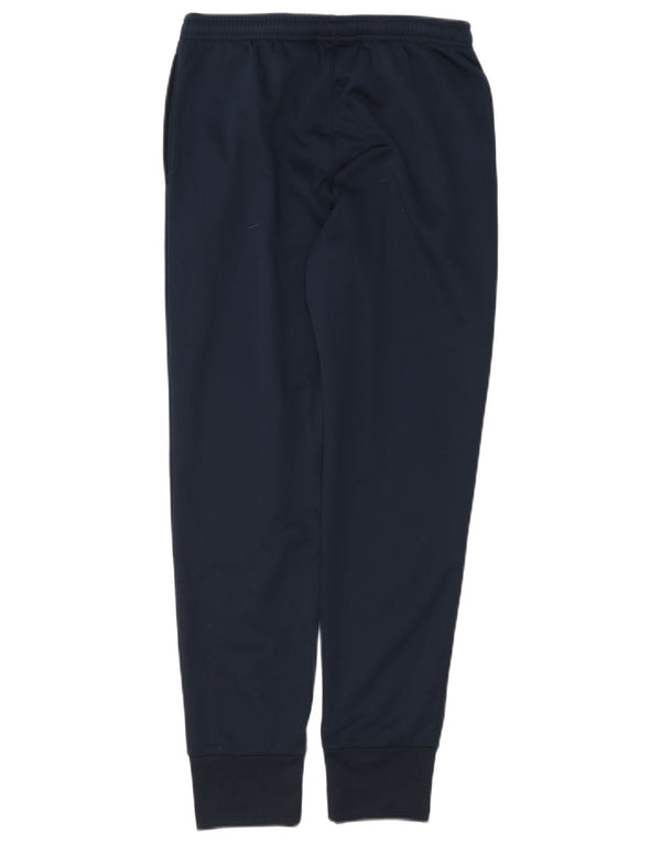 Calça de treino feminina Lotto Joggers UK 14 grande poliéster azul marinho