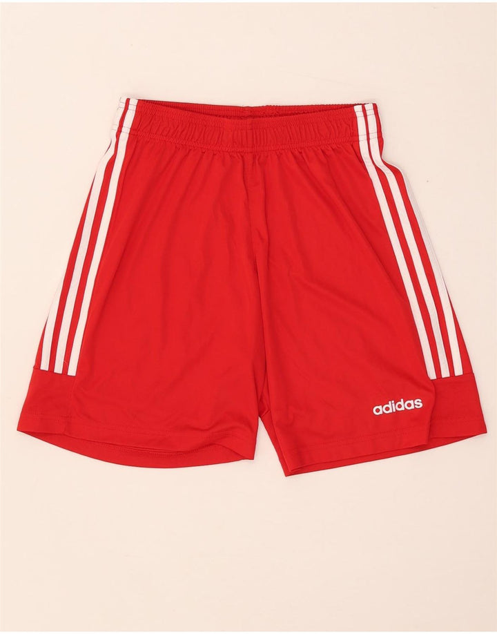 Adidas Mens Climalite Sport Shorts Médio Poliéster Vermelho