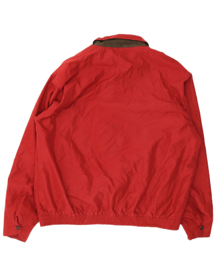 Jaqueta bomber masculina Chaps UK 42 XL poliéster vermelho