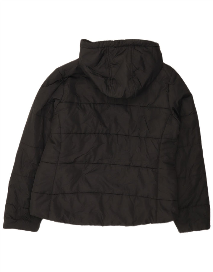 Jaqueta acolchoada com capuz feminino Fila UK 12 poliéster preto médio