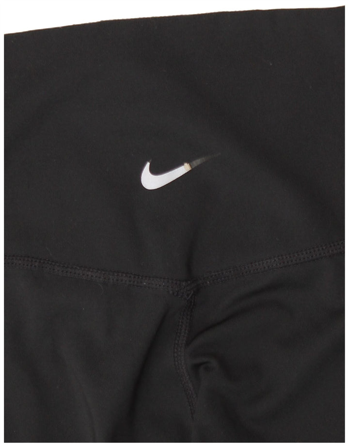Leggings Nike Dri Fit Graphic UK 12 Médio Preto Poliéster