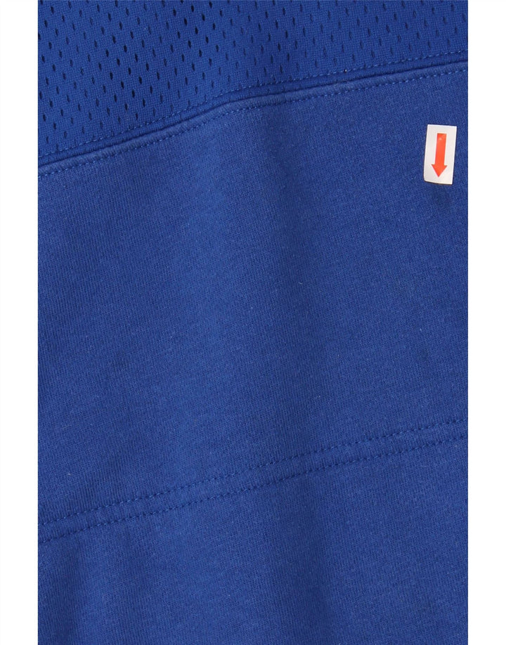 JACK & JONES moletom masculino com capuz azul médio poliéster