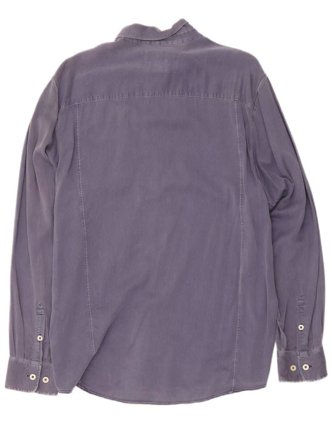 Camisa masculina Tommy Bahama grande algodão azul marinho