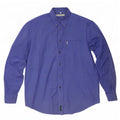 Camisa masculina Ben Sherman guingão azul médio