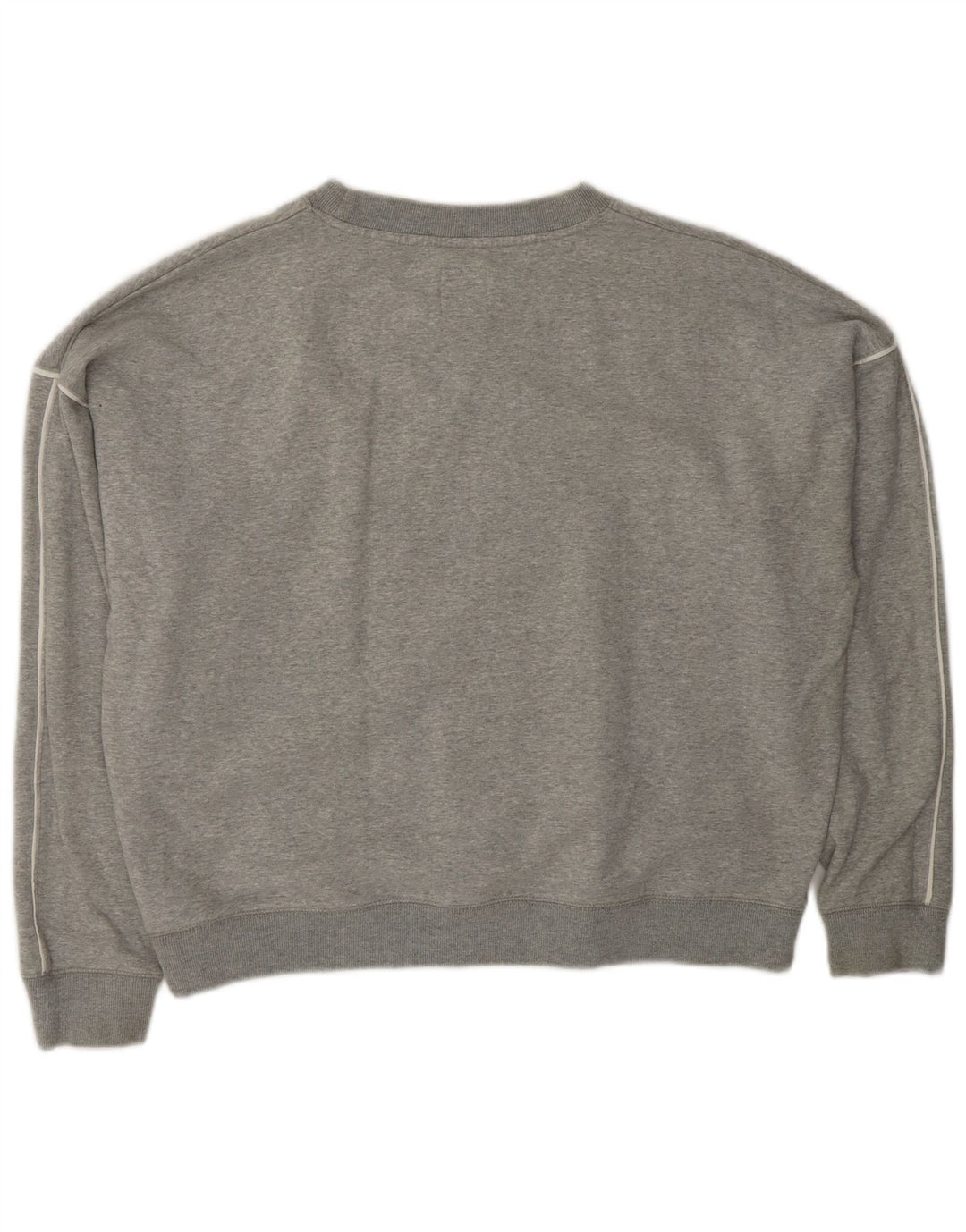 JACK WILLS moletom feminino jumper UK 12 algodão cinza médio