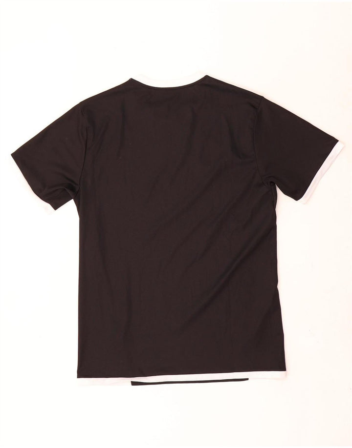 Camiseta masculina Puma Top médio preto colorblock