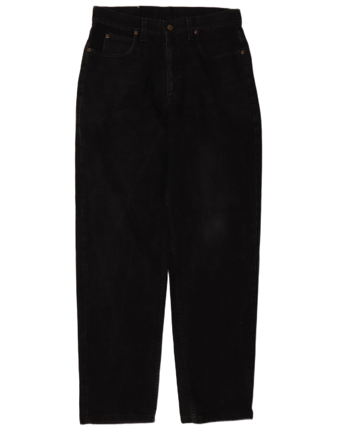 Lee Mens Tapered Jeans W32 L34 Algodão Preto
