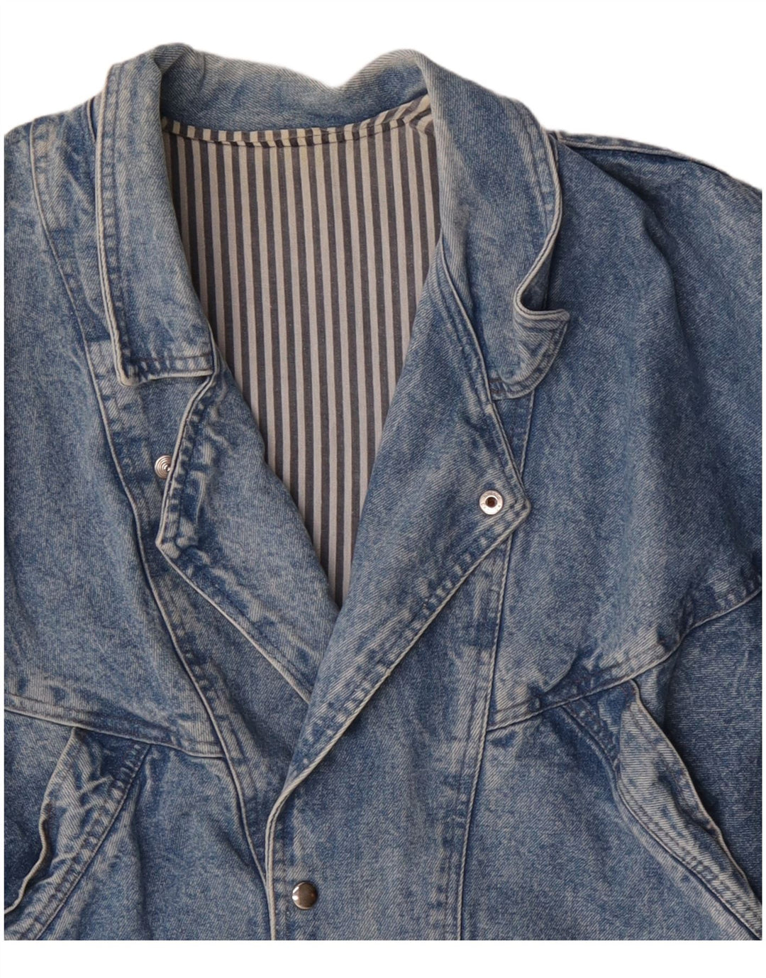 Jaqueta jeans masculina vintage UK 42 XL azul