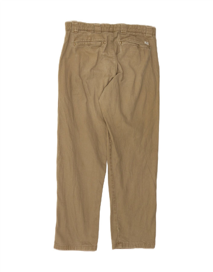 JACK & JONES Mens Straight Casual Trousers W32 L32  Beige Cotton Vintage Jack & Jones and Second-Hand Jack & Jones from Messina Hembry 