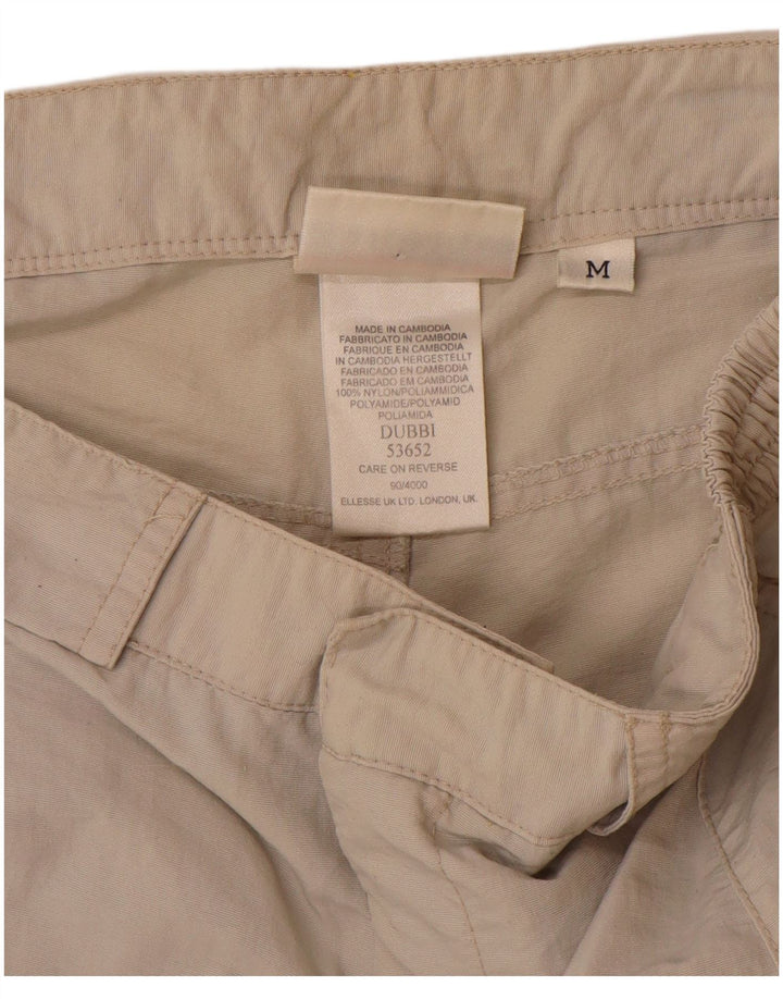 Calça cargo reta masculina Ellesse média W30 L30 bege poliamida