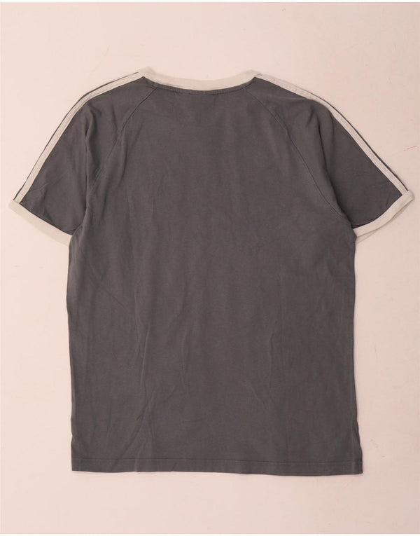 Camiseta masculina Adidas Top cinza médio algodão