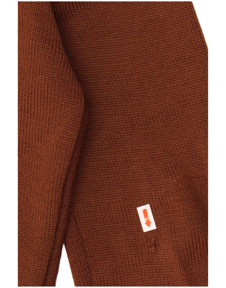 Suéter Cardigan Feminino Rainbow IT 48 XL Lã Marrom