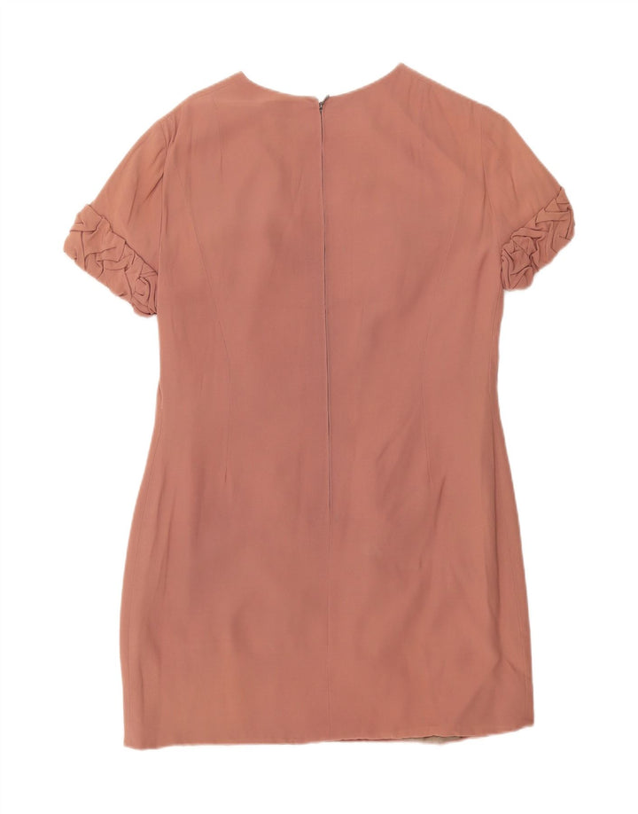 Vestido feminino VINTAGE UK 14 rosa médio