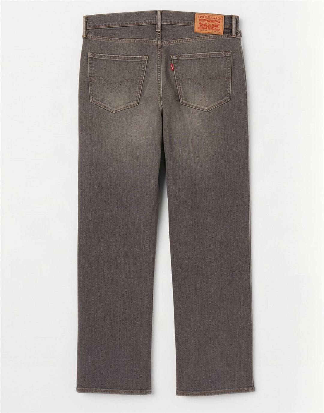 Levi's Masculino 504 Straight Jeans W36 L34 Cinza Algodão