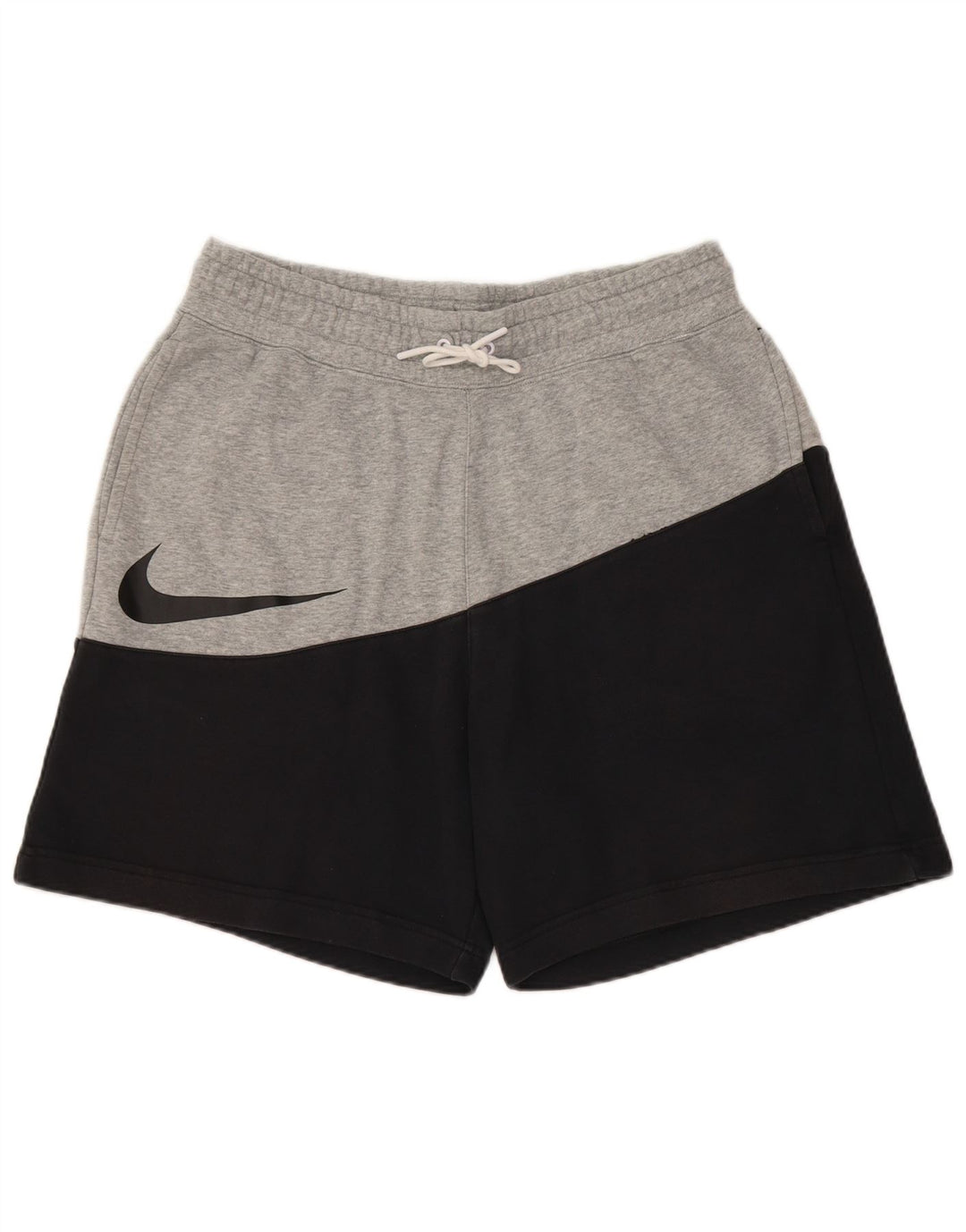 Shorts esportivos masculinos Nike grandes de algodão colorido preto