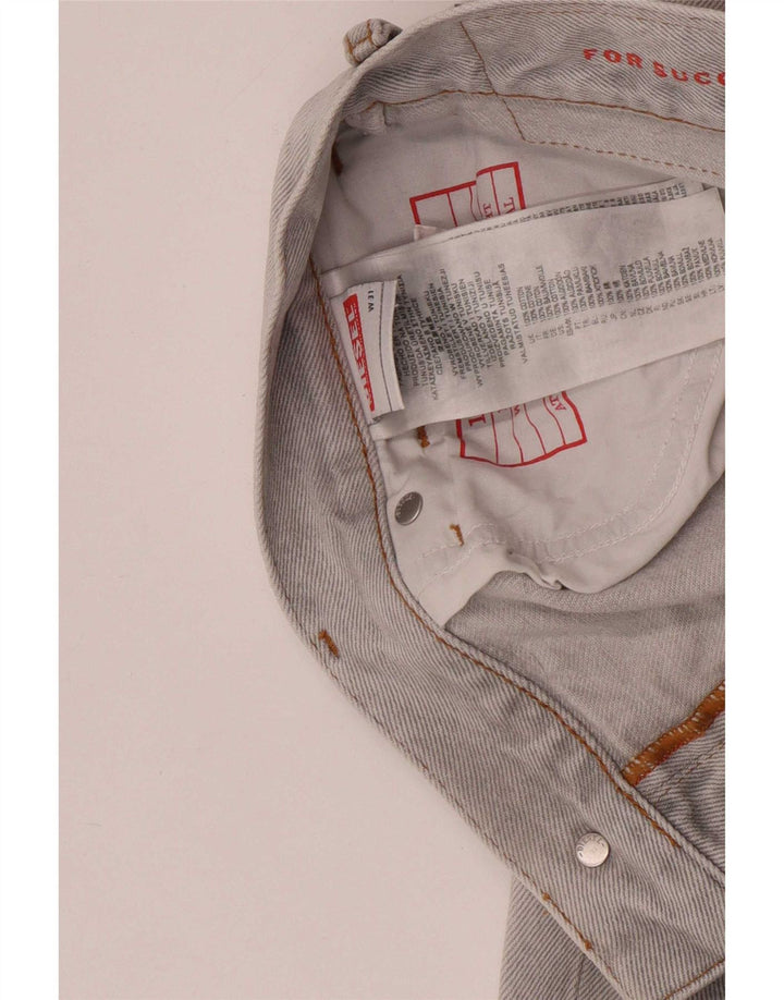 Jeans retos masculinos Diesel W31 L30 algodão cinza