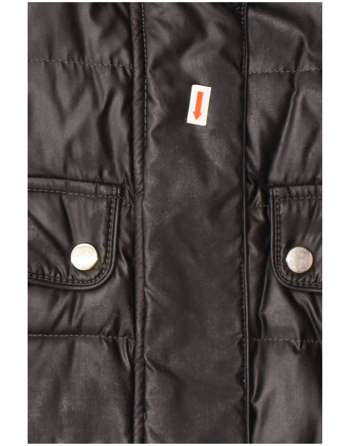 Casaco acolchoado feminino Belstaff IT 44 médio preto poliéster clássico