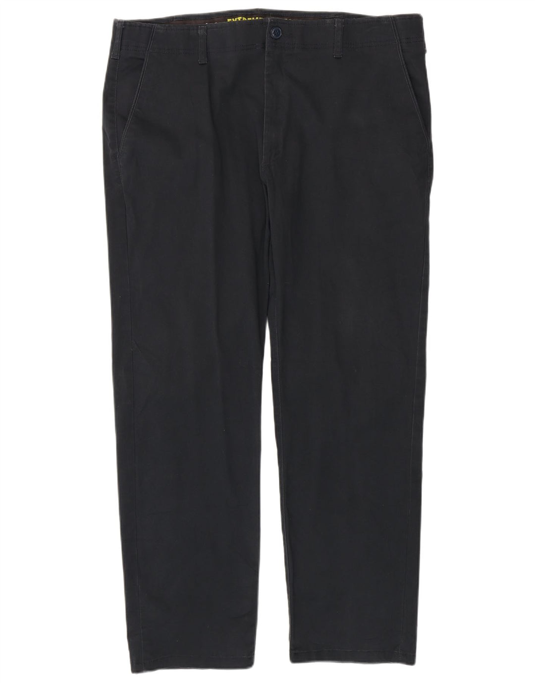 Calça chino reta masculina LEE Extreme Motion W40 L32 algodão azul marinho