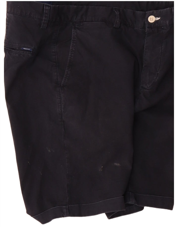 Gant Mens Regular Fit Chino Shorts W32 Médio Algodão Azul Marinho