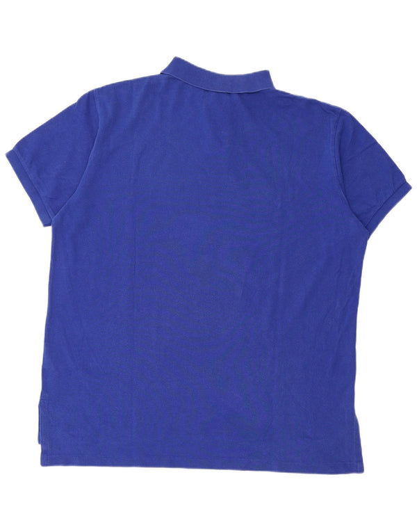 Polo Ralph Lauren Mens Custom Fit Polo XL Algodão Azul