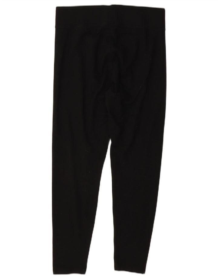 Leggings femininas Marks & Spencer UK 10 poliéster preto pequeno