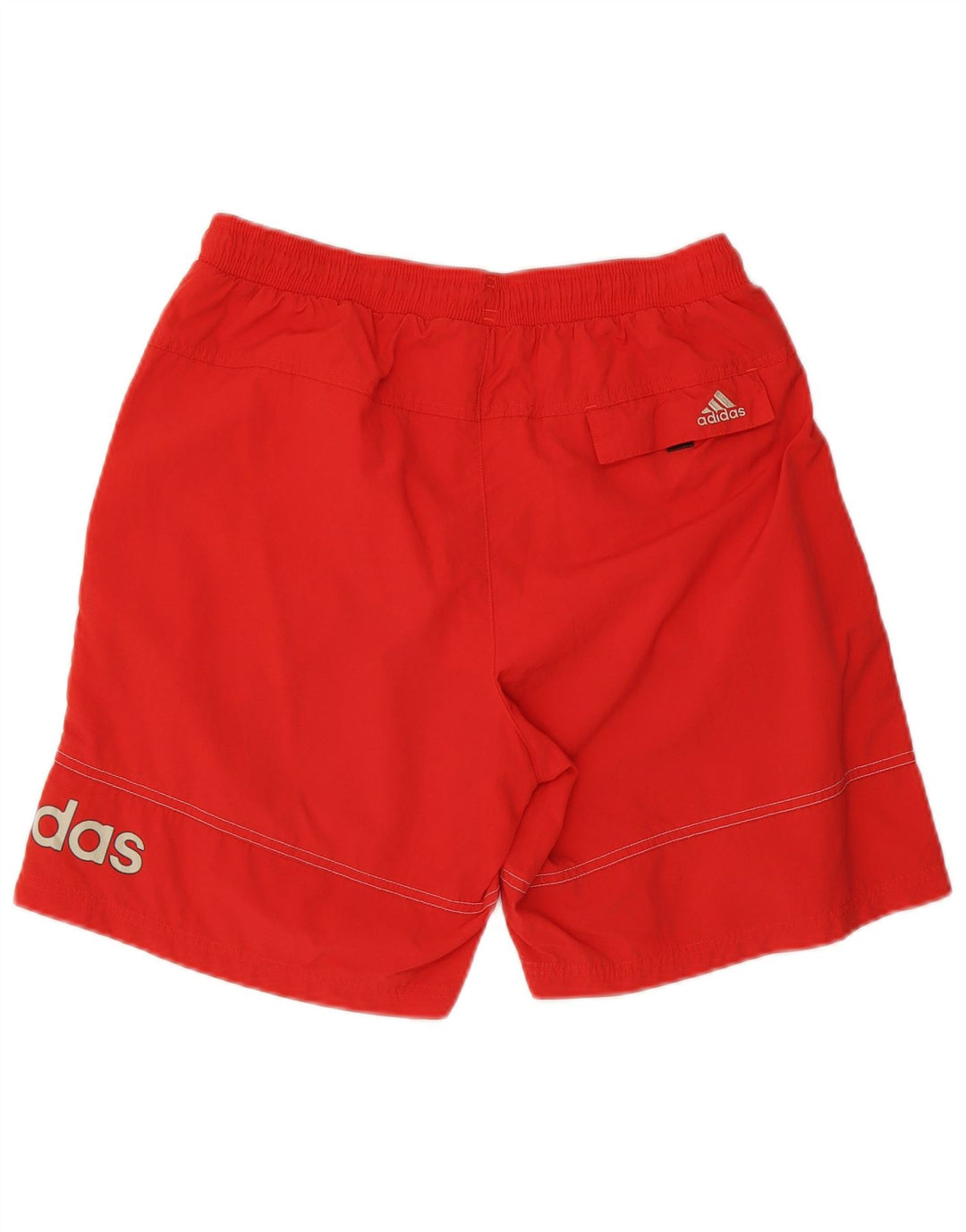 Adidas Mens Graphic Natação Shorts Médio Poliéster Vermelho