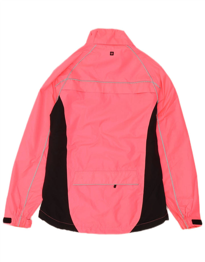 Jaqueta de chuva feminina Mountain Warehouse UK 6 XS rosa Colourblock poliéster
