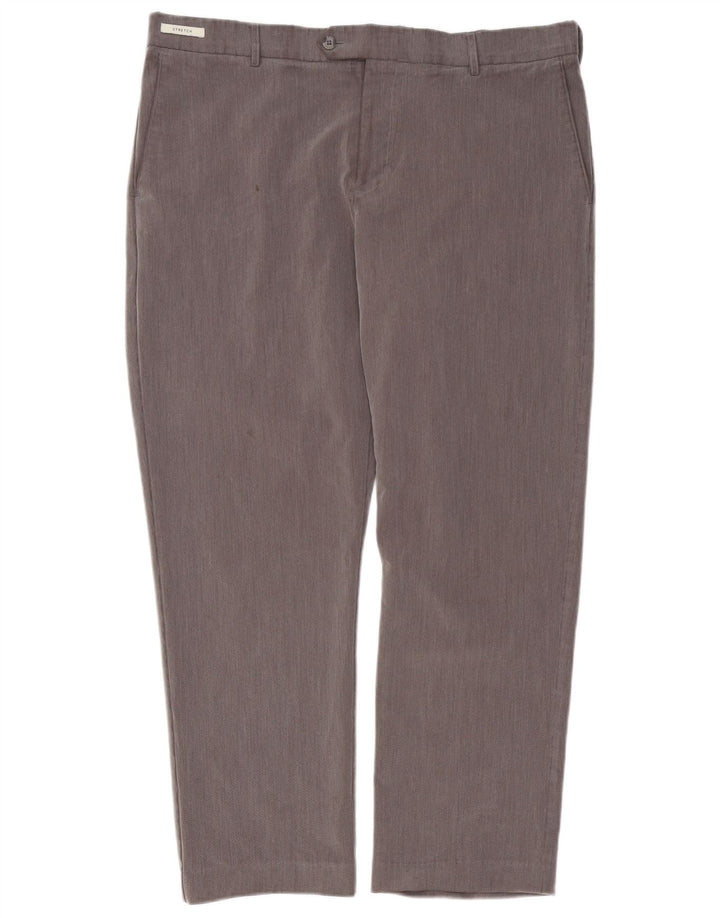 Calça masculina Farah Classic Fit Suit W38 L29 cinza poliéster