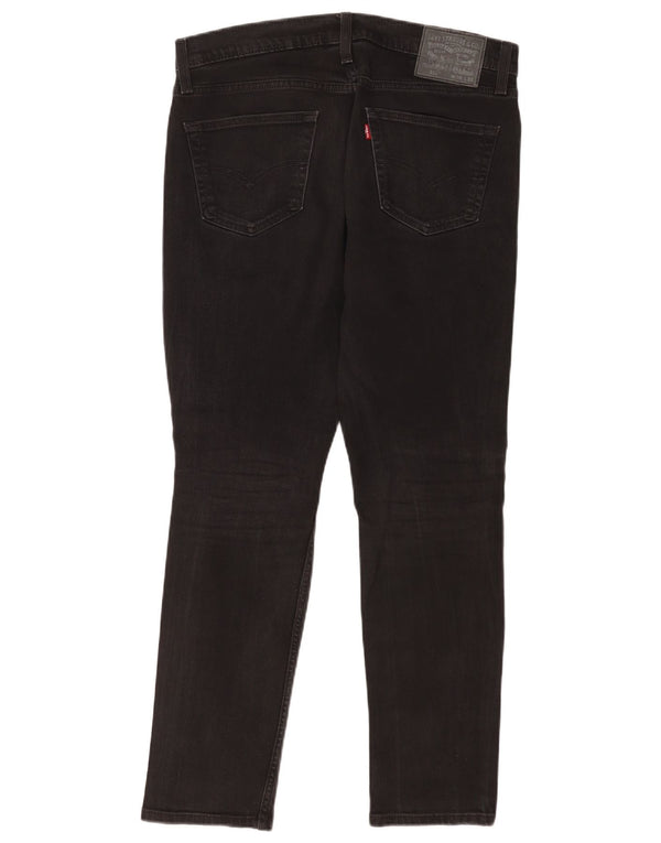 Levi's Mens 511 Slim Jeans W34 L32 Black Cotton