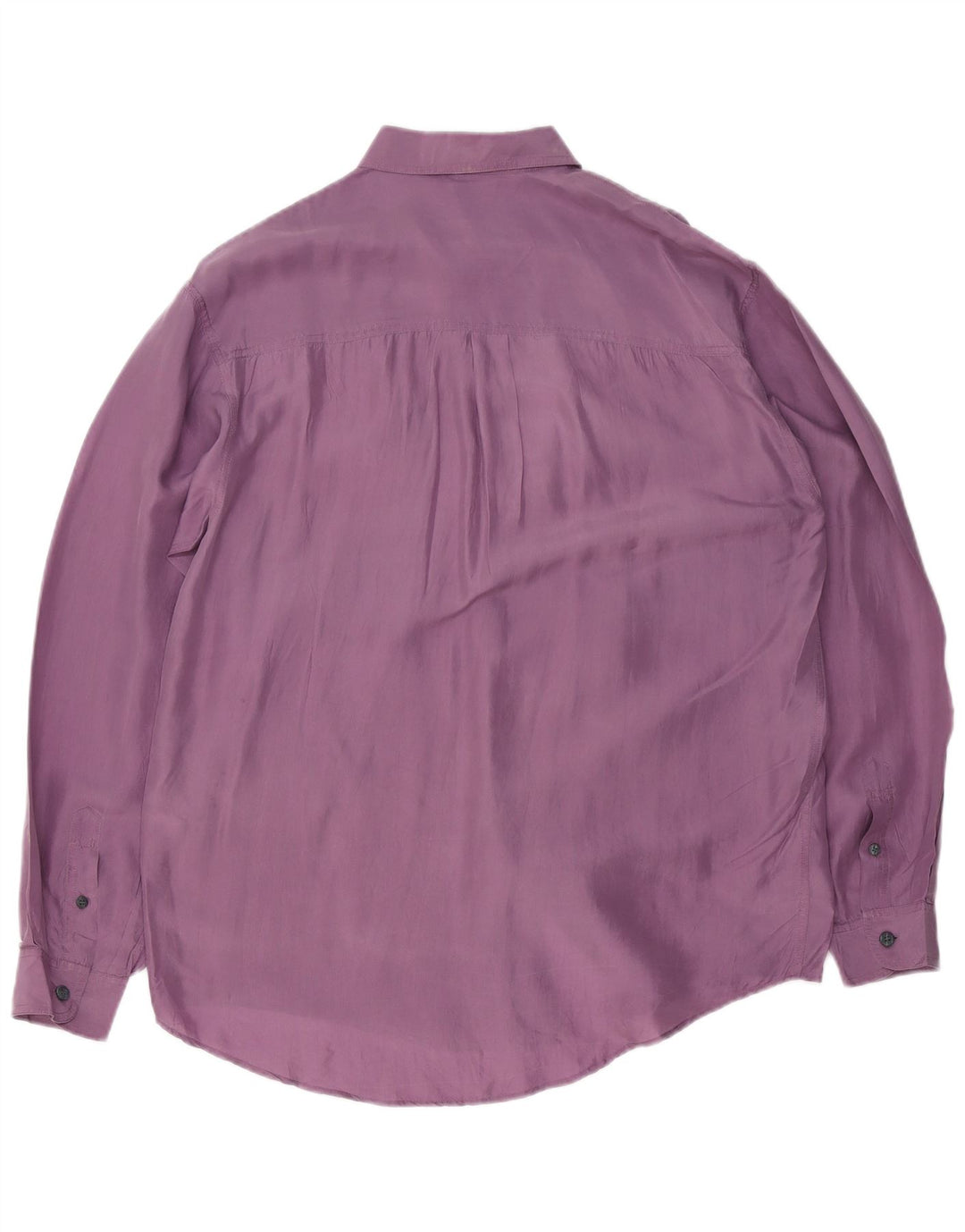 Camisa masculina Yorn tamanho 39/40 seda roxa média