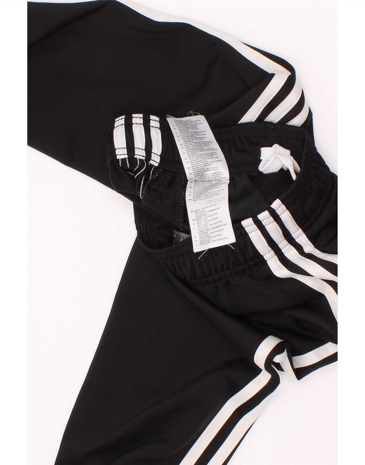 Adidas meninos calças de treino joggers 3-4 anos preto poliéster