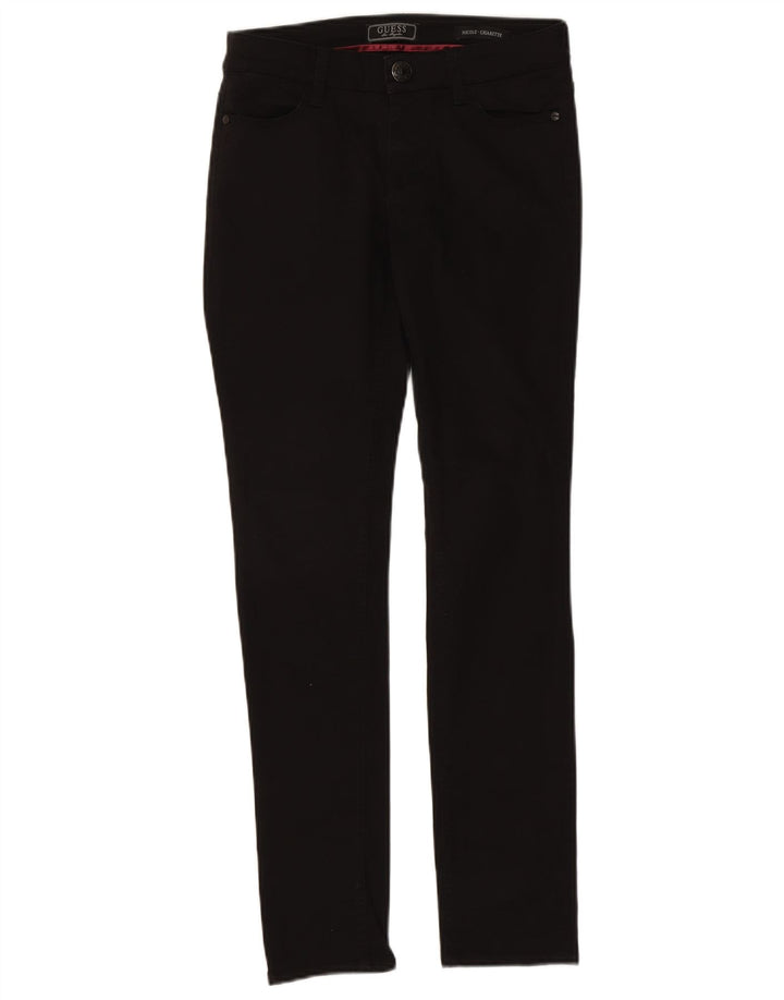 Guess Feminino Cigarette Slim Jeans W27 L30 Algodão Preto