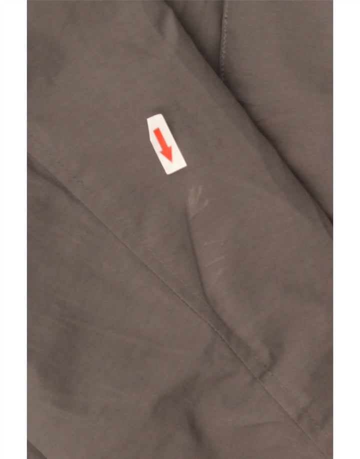 Jaqueta Parka masculina Refrigiwear com capuz UK 46 3XL cinza