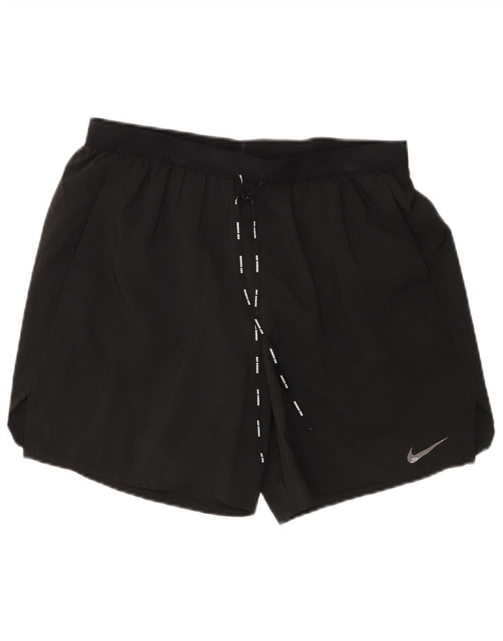 Shorts esportivos femininos Nike UK 16 grandes pretos