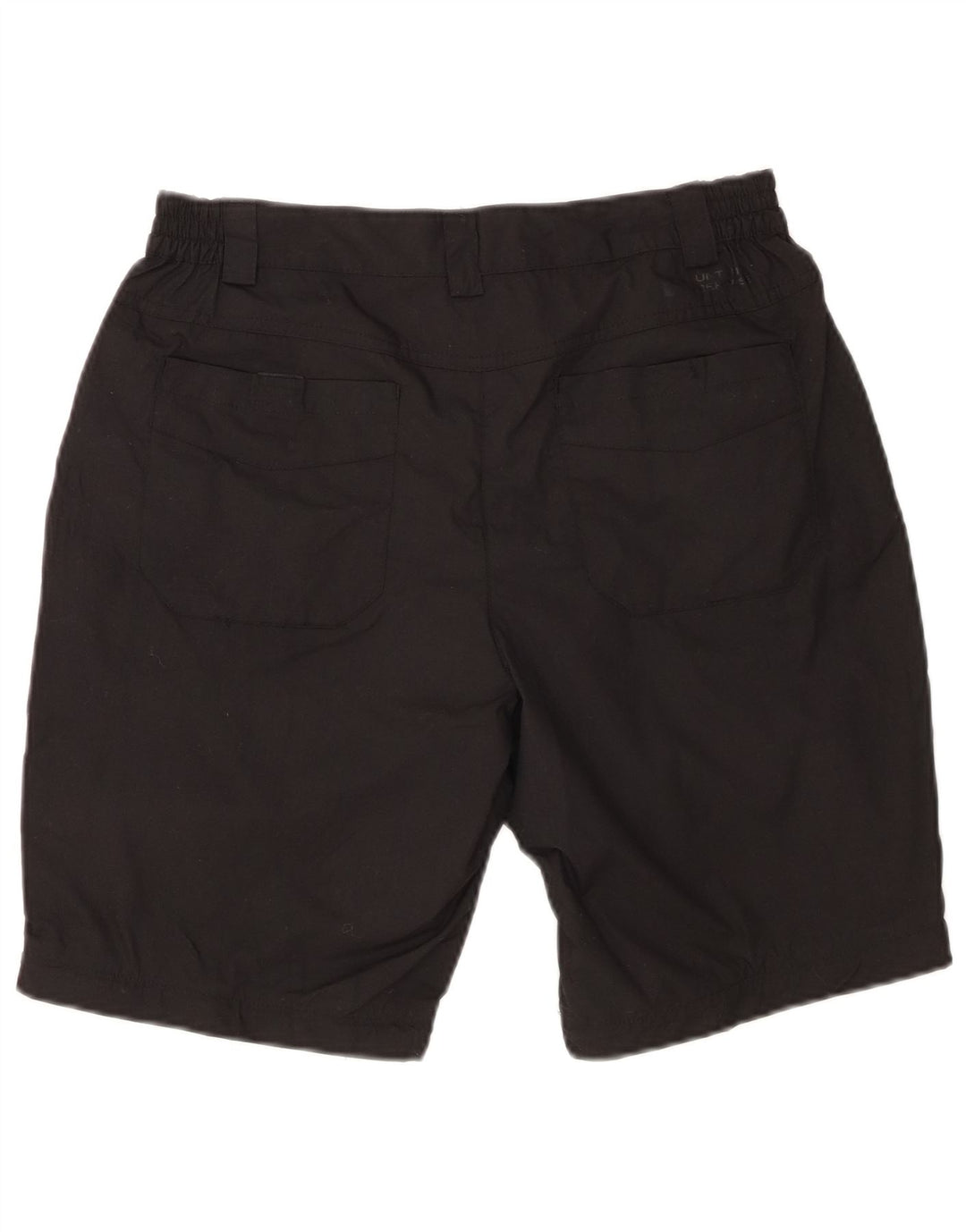 Shorts Chino BRITÂNICO 10 pequeno W28 preto das mulheres do armazém da montanha