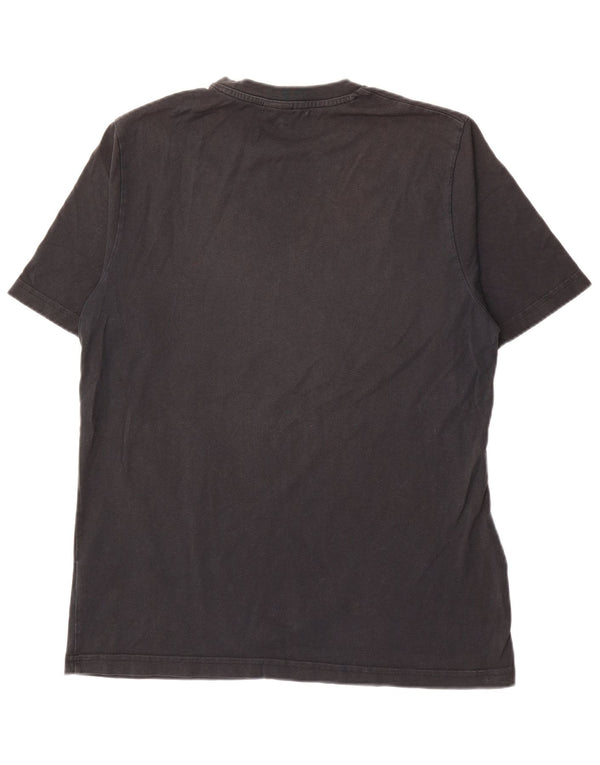 Camiseta Nike masculina gráfica Top UK 42/44 grande algodão preto