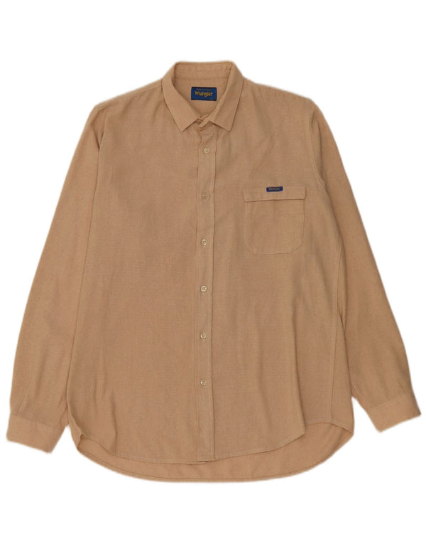 Wrangler Mens Shirt Medium Beige